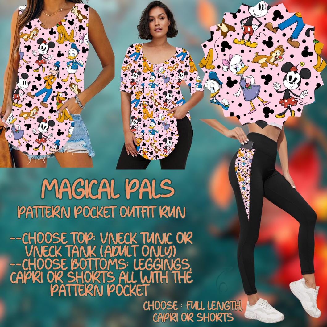 MAGICAL PALS - PATTERN POCKET OUTFIT RUN 14 CLOSING 10/4