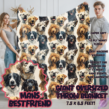 Load image into Gallery viewer, MANS BEST FRIEND -OVERSIZED THROW 14-PREORDER CLOSING 10/8
