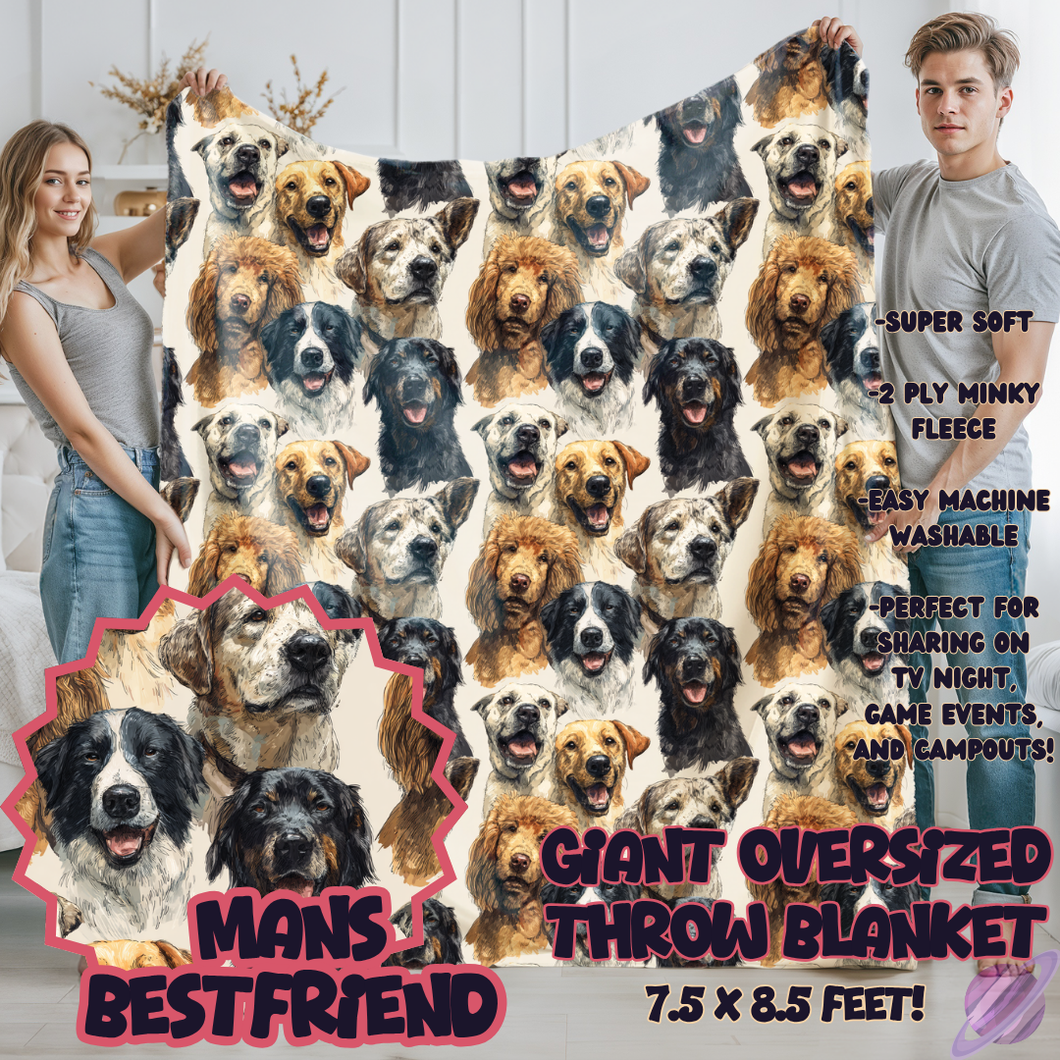 MANS BEST FRIEND -OVERSIZED THROW 14-PREORDER CLOSING 10/8