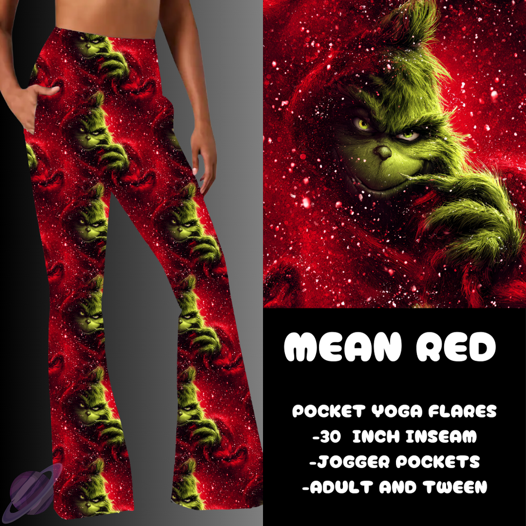 MEAN RED-YOGA FLARES 7-PREORDER DUE 10/2