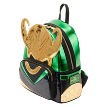 Load image into Gallery viewer, LF Marvel Metallic Loki Mini Backpack
