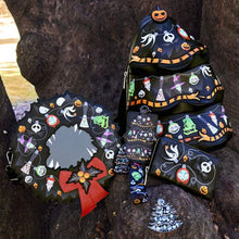Load image into Gallery viewer, Nightmare Before Christmas Tree String Lights Glow Mini Backpack
