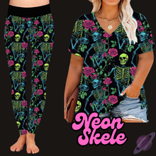 Load image into Gallery viewer, NEON SKELE-PRETTY RUN TUNIC/TANK PREORDER CLOSING 1/30
