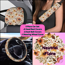 Load image into Gallery viewer, 5 PIECE CAR SET-NEUTRAL FLORA-PREORDER CLOSING 9/5
