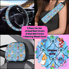 Load image into Gallery viewer, 5 PIECE CAR SET-OHANA BOW-PREORDER CLOSING 9/5
