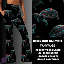 Load image into Gallery viewer, REALISM GLITCH TURTLES-YOGA FLARES 7-PREORDER DUE 10/2
