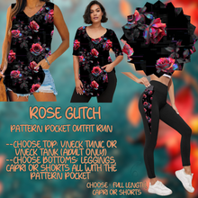 Load image into Gallery viewer, ROSE GLITCH - PATTERN POCKET OUTFIT RUN 14 CLOSING 10/4
