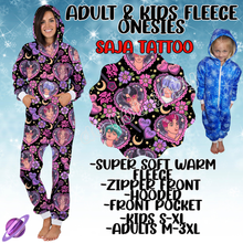 Load image into Gallery viewer, SAJA TATTOO - ADULT &amp; KIDS FLEECE ONESIES CLOSING 9/28
