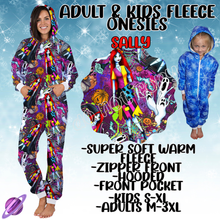 Load image into Gallery viewer, SALLY - ADULT &amp; KIDS FLEECE ONESIES CLOSING 9/28
