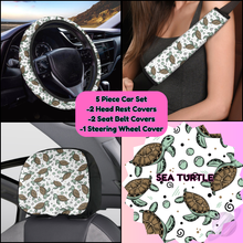 Load image into Gallery viewer, 5 PIECE CAR SET-SEA TURTLE-PREORDER CLOSING 9/5
