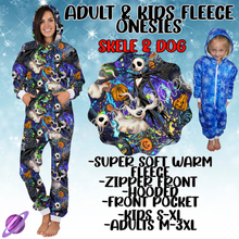 Load image into Gallery viewer, SKELE &amp; DOG - ADULT &amp; KIDS FLEECE ONESIES CLOSING 9/28
