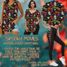 Load image into Gallery viewer, SPOOKY MOVIES - PATTERN POCKET OUTFIT RUN 14 CLOSING 10/4
