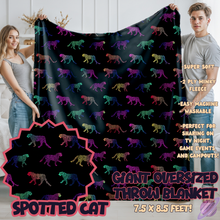 Load image into Gallery viewer, SPOTTED CAT-OVERSIZED THROW 14-PREORDER CLOSING 10/8
