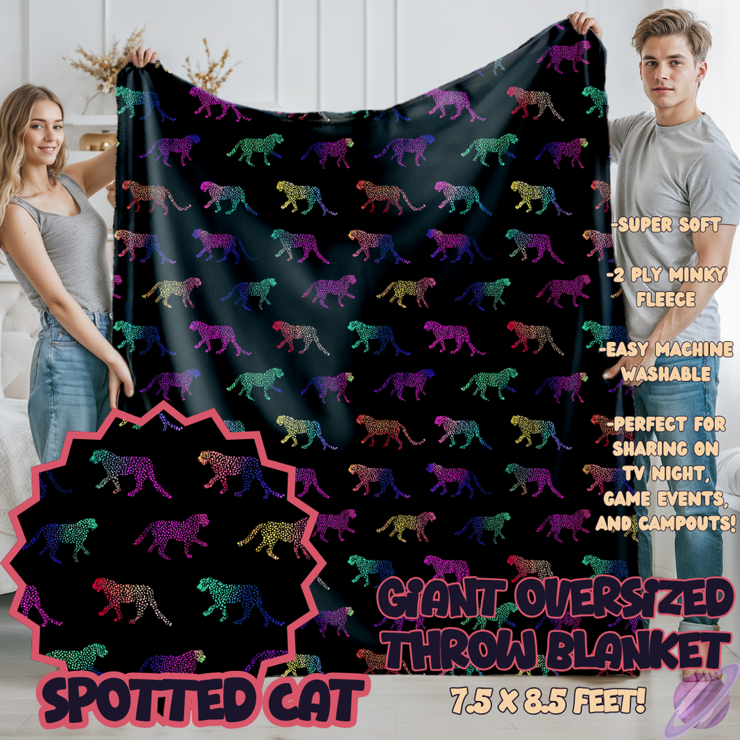 SPOTTED CAT-OVERSIZED THROW 14-PREORDER CLOSING 10/8