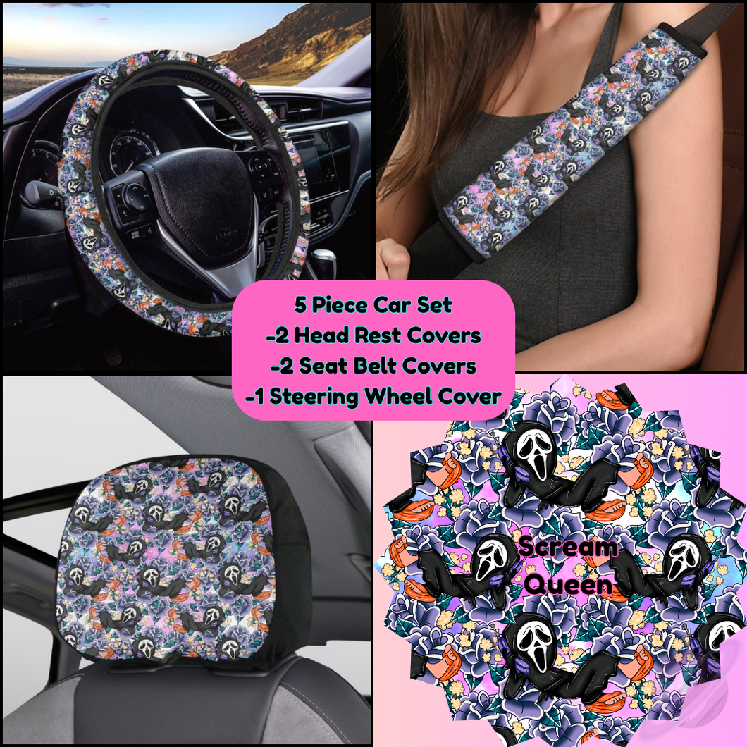 5 PIECE CAR SET-SCREAM QUEEN-PREORDER CLOSING 9/5