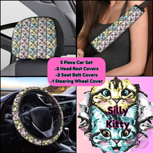 Load image into Gallery viewer, 5 PIECE CAR SET-SILLY KITTY-PREORDER CLOSING 9/5
