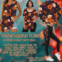 Load image into Gallery viewer, THANKSGIVING FLORAL - PATTERN POCKET OUTFIT RUN 14 CLOSING 10/4
