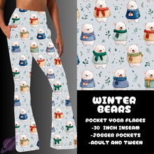 Load image into Gallery viewer, WINTER BEARS-YOGA FLARES 7-PREORDER DUE 10/2
