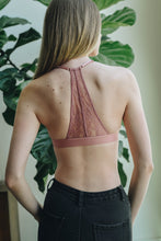 Load image into Gallery viewer, Delicate Sheer Lace Minimal Chantilly Triangle Bralette
