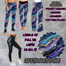 Load image into Gallery viewer, AFFIRMATIONS - LEGGING/JOGGER/LOUNGER -POCKET SWEATER OUTFITS 2 PREORDER CLOSING 2/19
