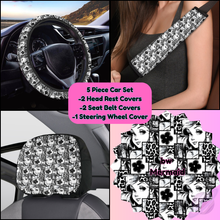 Load image into Gallery viewer, 5 PIECE CAR SET-BW MERMAID-PREORDER CLOSING 9/5
