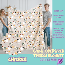 Load image into Gallery viewer, CHICKEN - OVERSIZED THROW BLANKET 11 - PREORDER CLOSING 2/2
