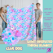 Load image into Gallery viewer, CLUE DOG - OVERSIZED THROW BLANKET 11 - PREORDER CLOSING 2/2
