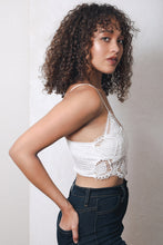 Load image into Gallery viewer, Crochet Overlay Longline Bralette
