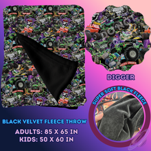 Load image into Gallery viewer, DIGGER-SOFT BLACK THROW 11-PREORDER CLOSING 7/13
