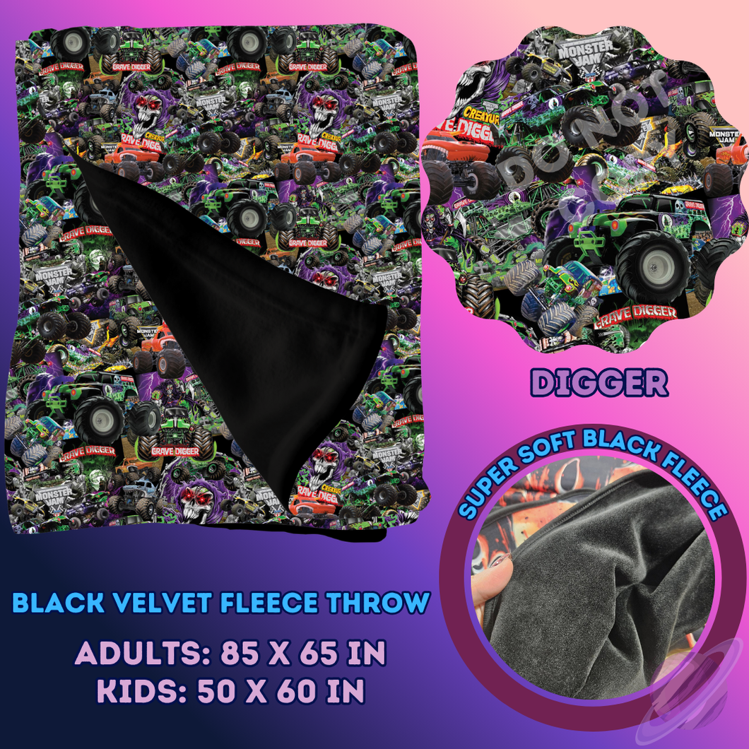 DIGGER-SOFT BLACK THROW 11-PREORDER CLOSING 7/13