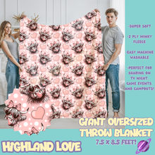 Load image into Gallery viewer, HIGHLAND LOVE - OVERSIZED THROW BLANKET 11 - PREORDER CLOSING 2/2
