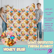 Load image into Gallery viewer, HONEY BEAR - OVERSIZED THROW BLANKET 11 - PREORDER CLOSING 2/2
