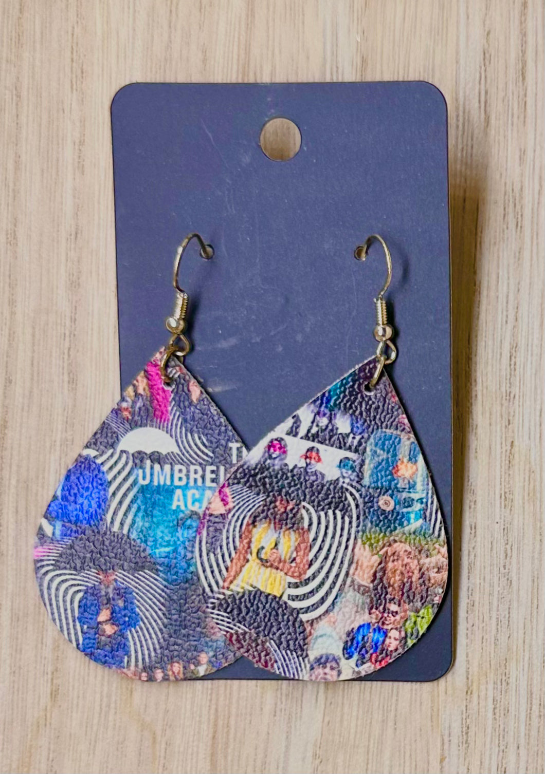 Umbrella School Bright Earrings