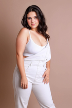 Load image into Gallery viewer, Low Back Seamless Bralette Plus Size White
