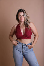 Load image into Gallery viewer, Plus Halter Top Bralette
