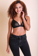 Load image into Gallery viewer, Sheer Mesh Bralette Small / Black
