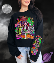 Load image into Gallery viewer, BATCH 115-SPOOKY OZ-SWEATSHIRT W/ SLEEVE PRINT
