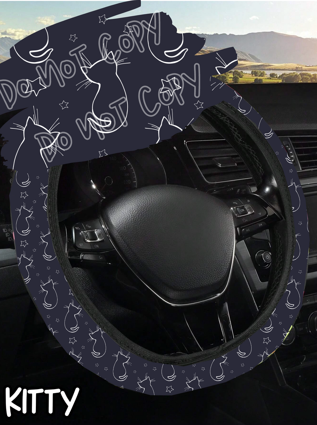 Kitty - Steering Wheel Cover Preorder Round 3 Closing 10/25 ETA Early Dec