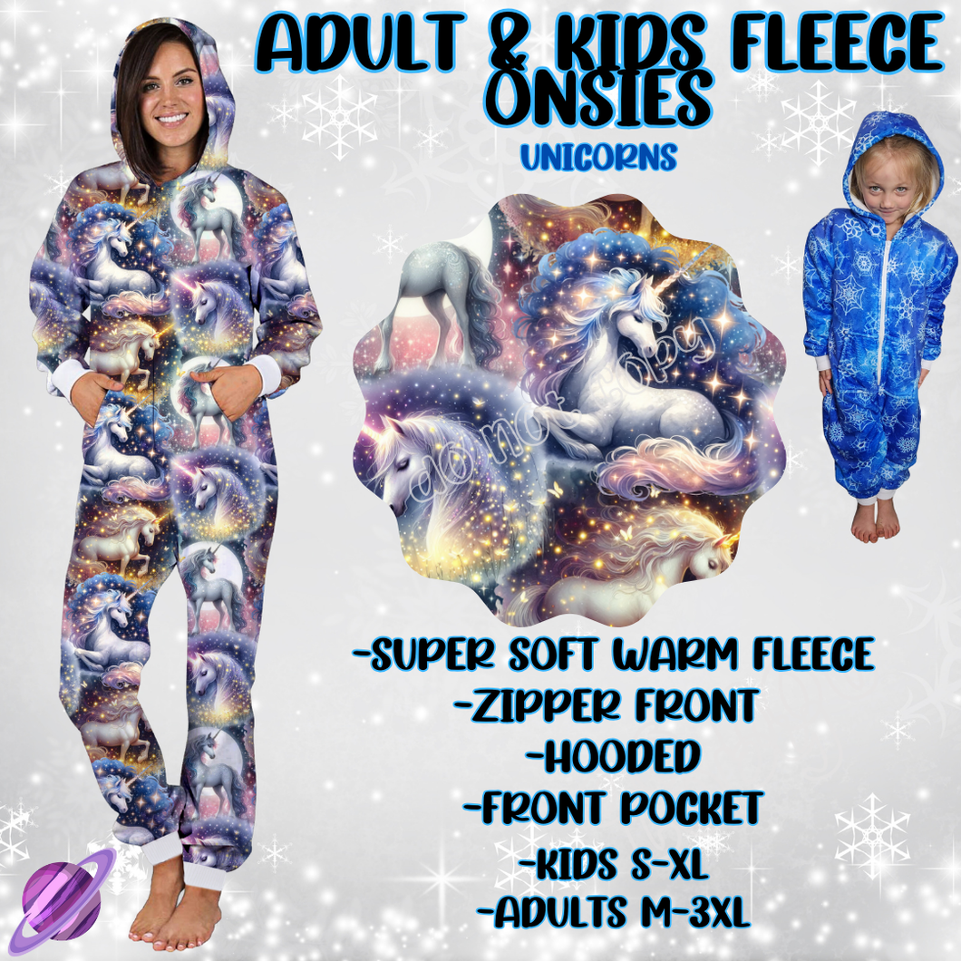 UNICORNS-ONESIES ROUND 3- PREORDER CLOSING 9/23