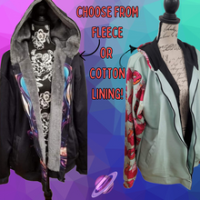 Load image into Gallery viewer, ALIEN ZIP- FLEECE/COTTON LINED JACKETS RUN 12 PREORDER CLOSING 11/29
