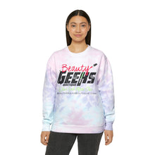 Load image into Gallery viewer, Beauty Geeks Logo Unisex Tie-Dye Sweatshirt
