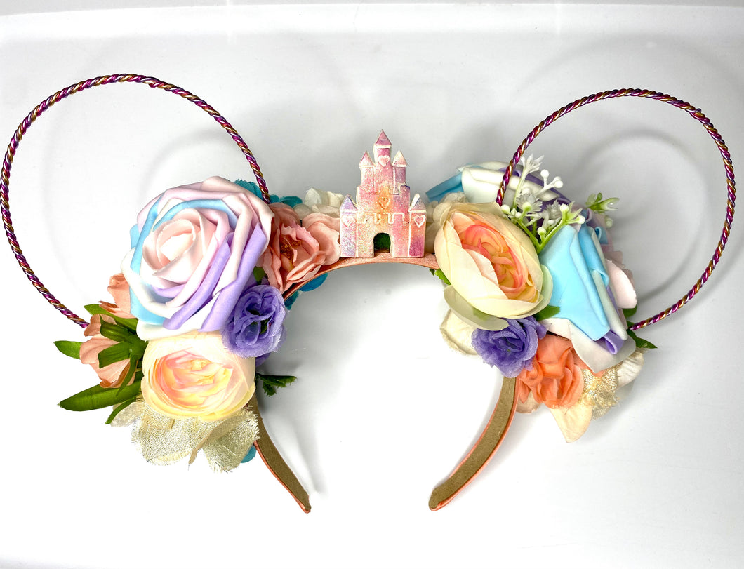 Pastel Castle Floral Ears