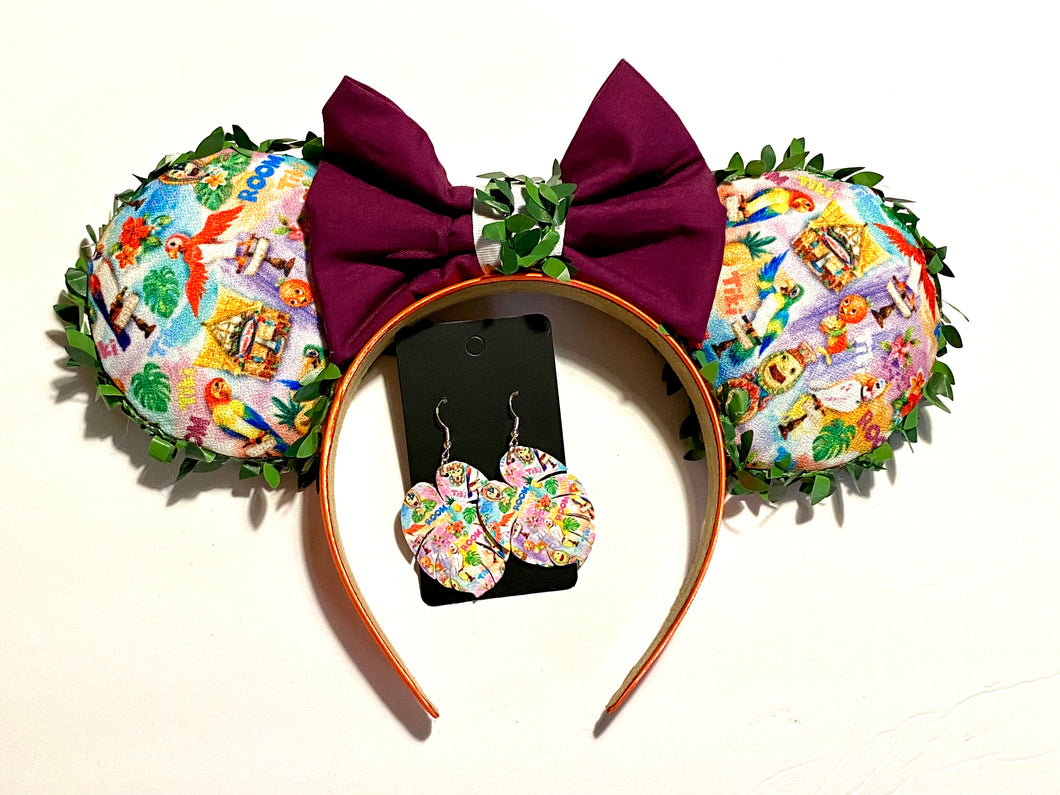 Birds Sing Words Fabric Mouse Ears