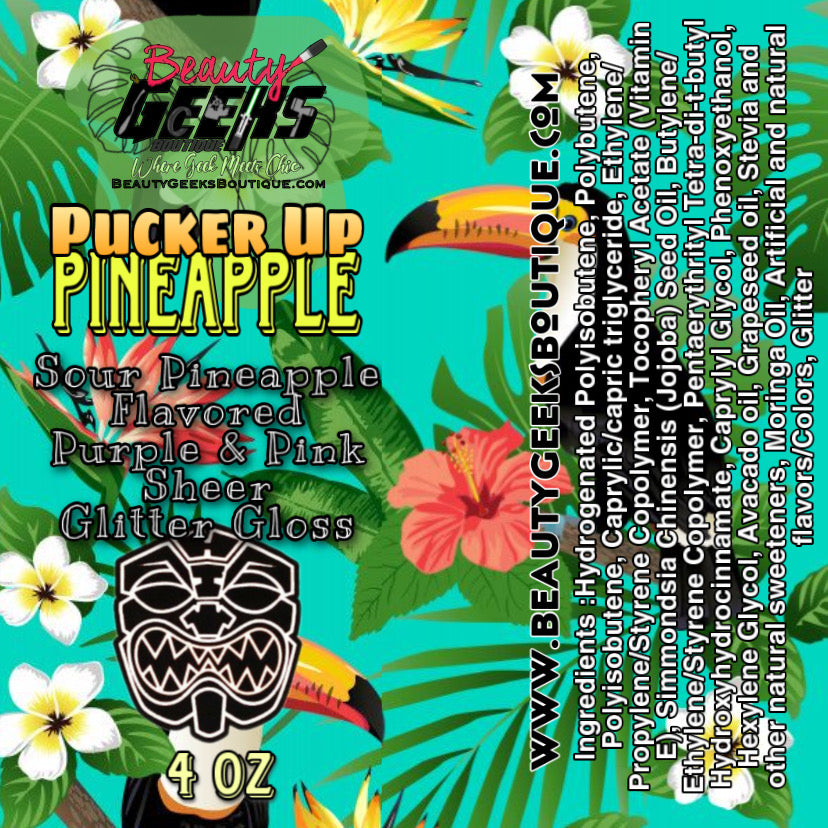 Pucker-Up Pineapple Lip Gloss
