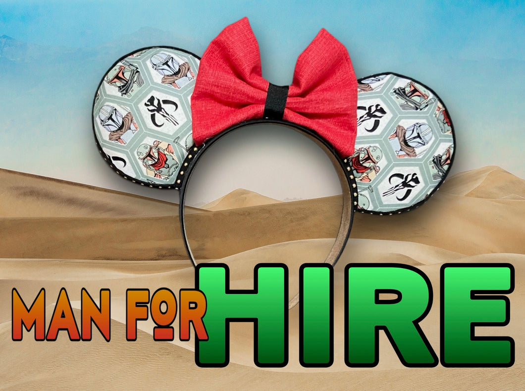 Man for Hire Fabric Mouse Ears