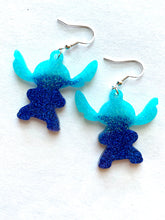 Load image into Gallery viewer, Silly Alien Resin Earrings
