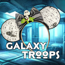Load image into Gallery viewer, Galaxy Troops Fabric Mouse Ears
