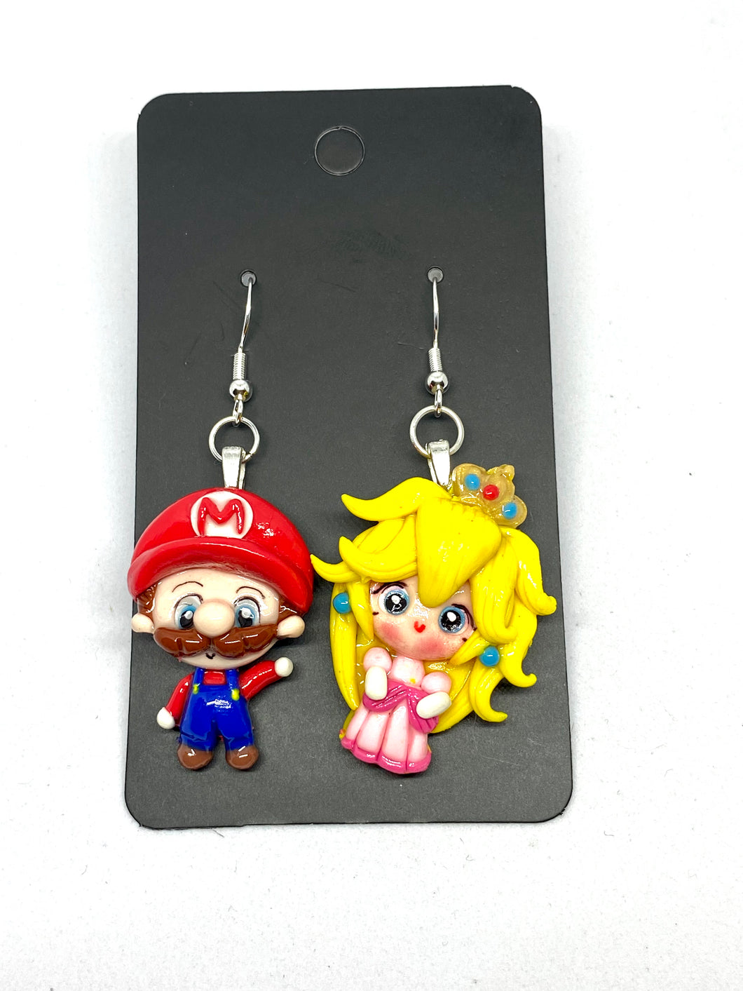 Plumber and Princess Clay Earrings